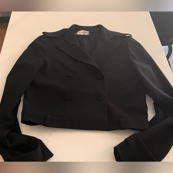 Balenciaga Elegant Black crop Jacket - Picture 3 of 9
